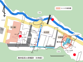 H22年度B地区平面略測図