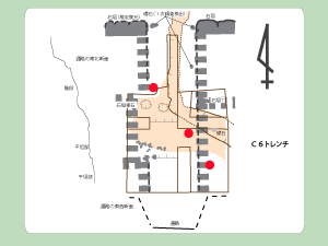 Ｃ６トレンチ平面略測図