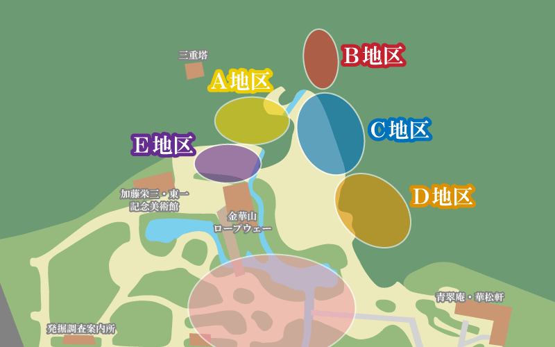 発掘調査地図