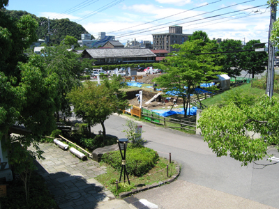 調査区全景(北東から)