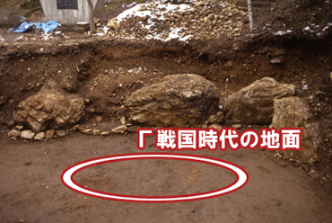 巨石列(西から)